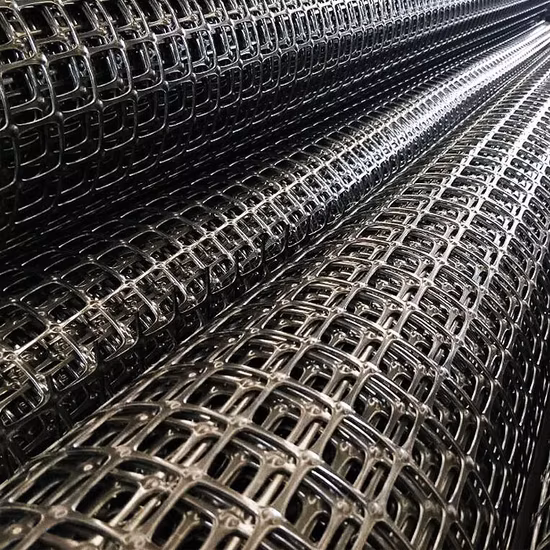 Пластиковая двухосная полипропиленовая геосетка из полипропилена Геокомпозитная композитная георешетка